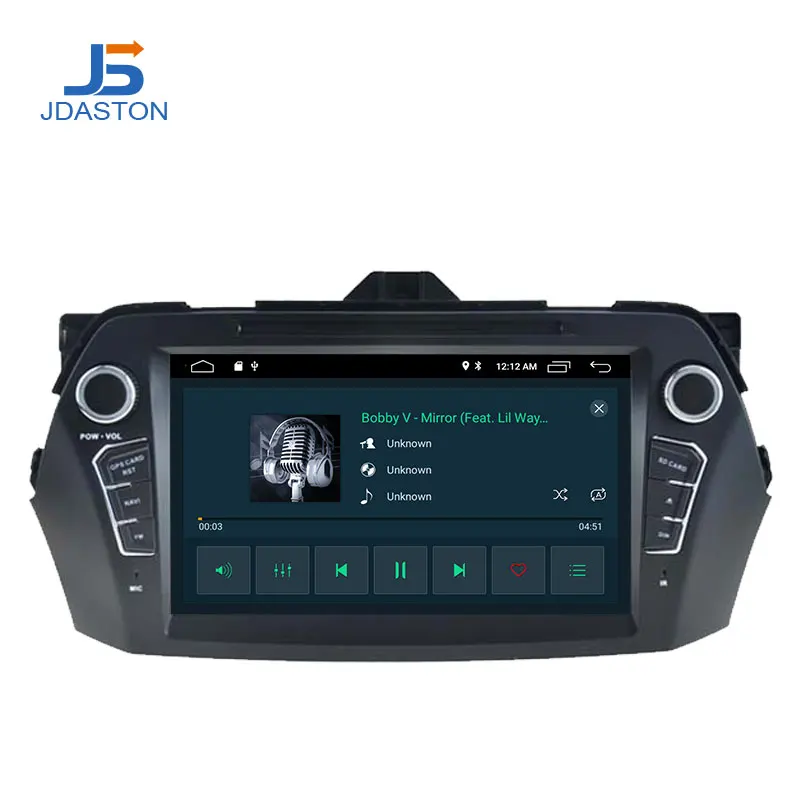 Автомобильный DVD плеер JDASTON Android 10 для SUZUKI Ciaz 2015 2016 2018 мультимедиа GPS навигация 2 Din