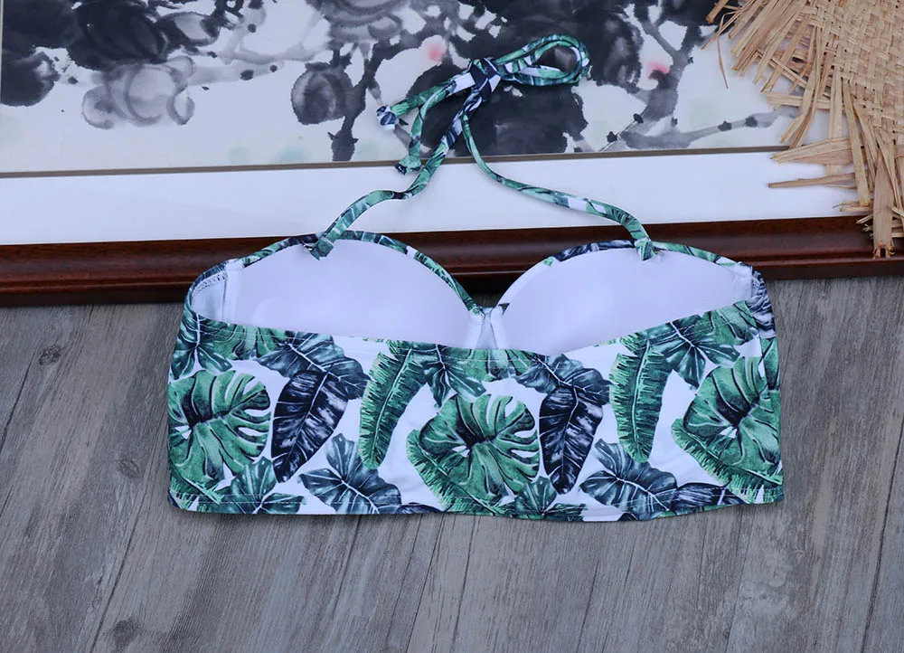 Бикини большого размера 2019 сексуальное бикини комплект с высокой талией