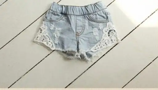 Новинка 2017 года летние детские джинсовые шорты в Корейском стиле для девочек