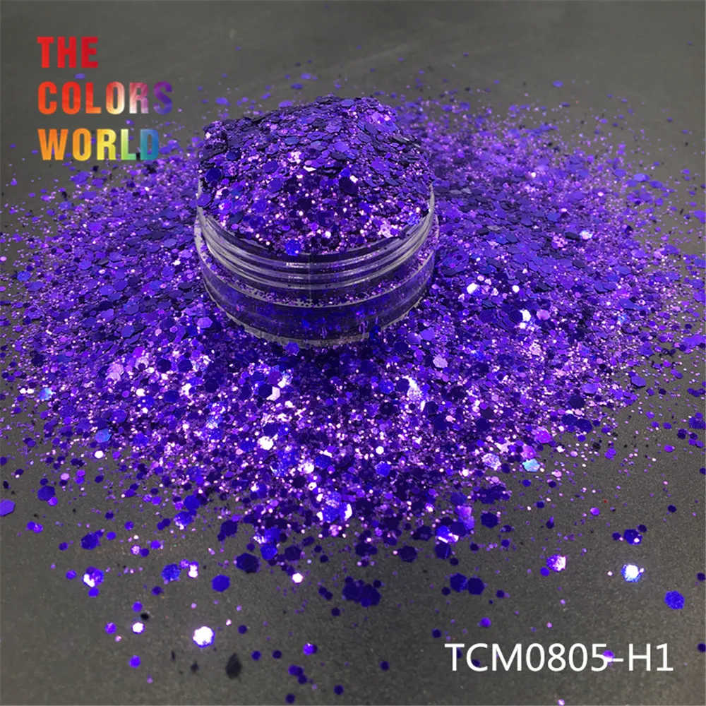 TCT-194 Шестигранная форма металлический обычный цвет лак для ногтей для дизайна ногтей DIY Украшение для тела макияж FacePainting Руководство DIY