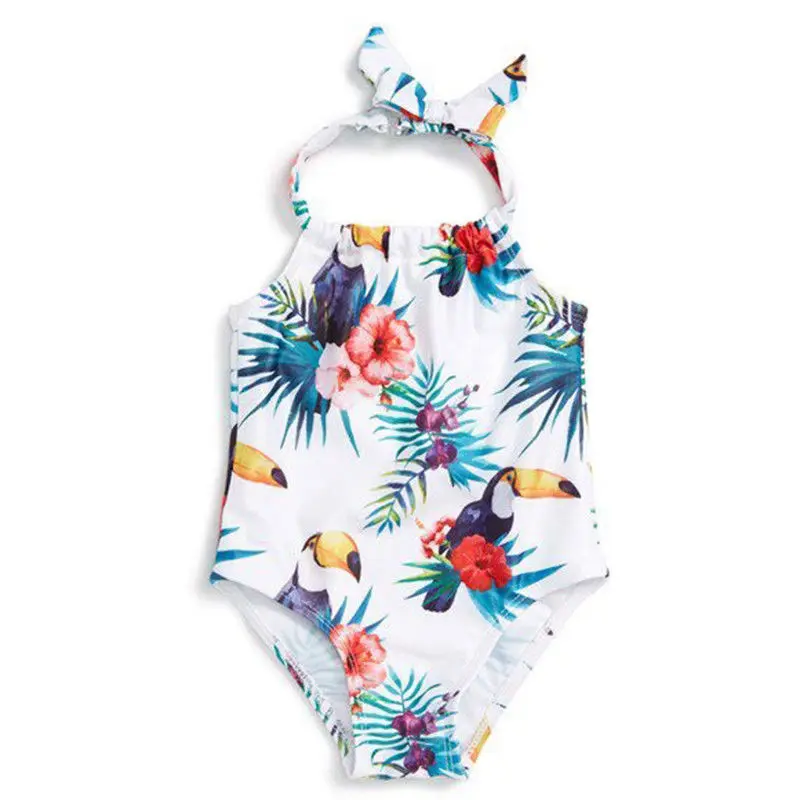 Купальный костюм для маленьких девочек купальники бикини плавательный