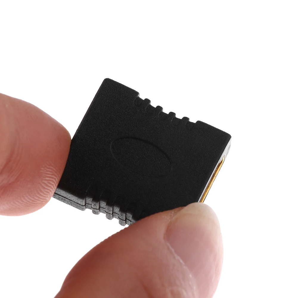 Переходник HDMI совместимый с женским и разъемами F/F для HDTV 1080P черный переходник