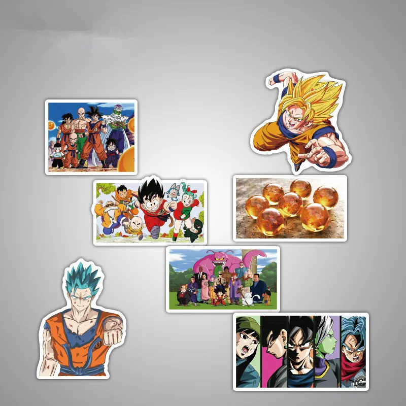 36 шт./компл. аниме наклейки Saiyan Goku для багажа крутые детей ноутбука Y180837 | Дом и сад