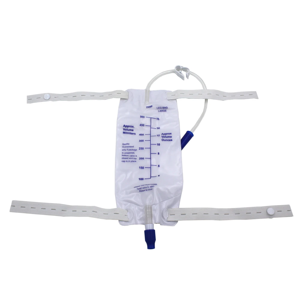 Нога мешок 500 мл одноразовые дренажной мочи мешки для сбора коллектор писсуар