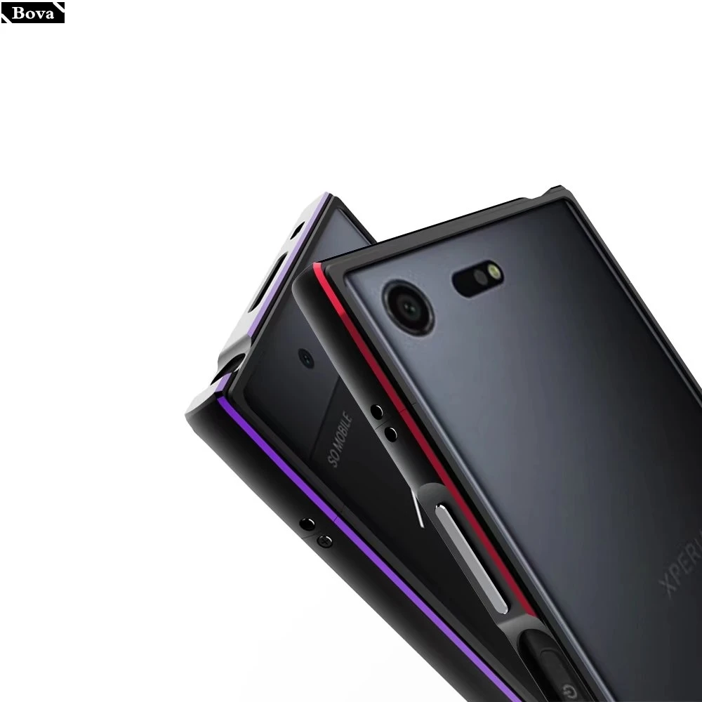 Чехол для Sony XA1 Plus роскошный ультра тонкий защитный алюминиевый бампер Xperia Plus/XA1