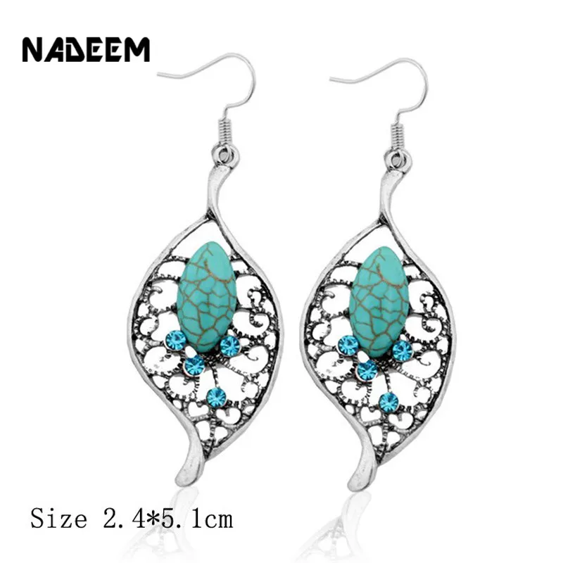 Boucles D'oreilles богемные хиппи Oorbel Brincos Mujer Pendientes Howlite каменные серьги в стиле бохо