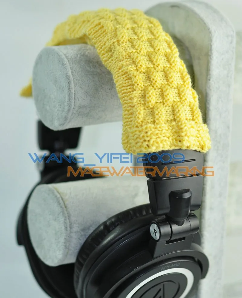 Повязка на голову из чистой шерсти подушка для наушников Audio-Technica ATH M40 M50 M30 M35 M50S SX1