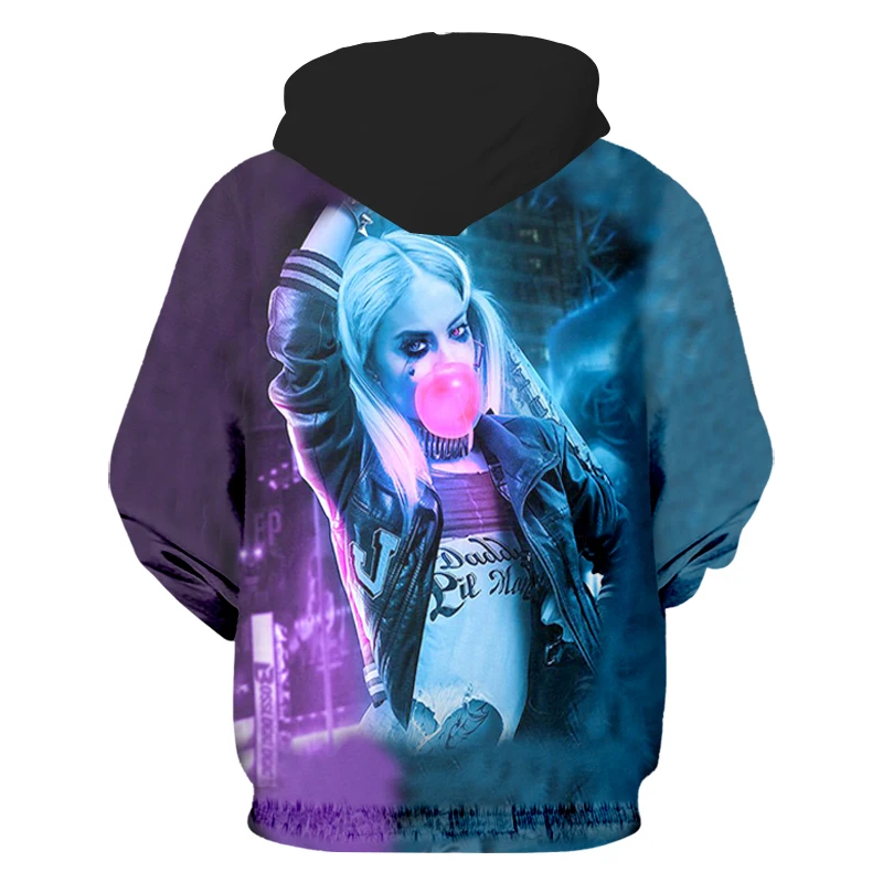 Хипстерские толстовки OGKB с 3d принтом из фильма жвачка пузыря для мужчин/женщин