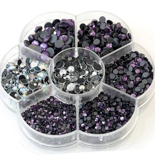 Tanzanite 3000 шт./лот, разные размеры, кристалл AB DMC, горячая фиксация, камни, стеклянные стразы DMC, горячая фиксация, стразы, железо на камнях для свадебного платья B2022 - Цвет: Tanzanite
