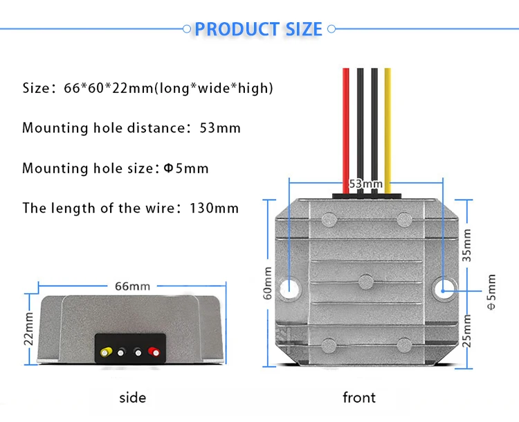 12V повышающий преобразователь постоянного тока 12V 24V до 3,3 V 3,7 V 4,2 V 5,6 V 7,5 V 9V 10A DC Питание модуль повышающего DC-DC Conversor автомобиля Питание