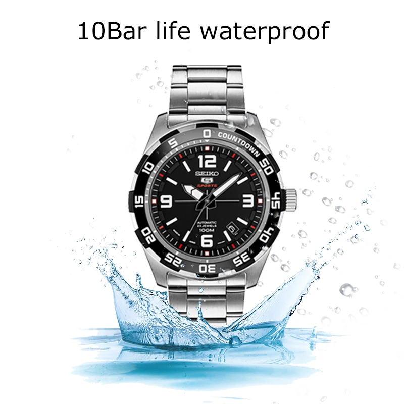 Мужские наручные часы SEIKO 5 100% оригинальные автоматические механические для