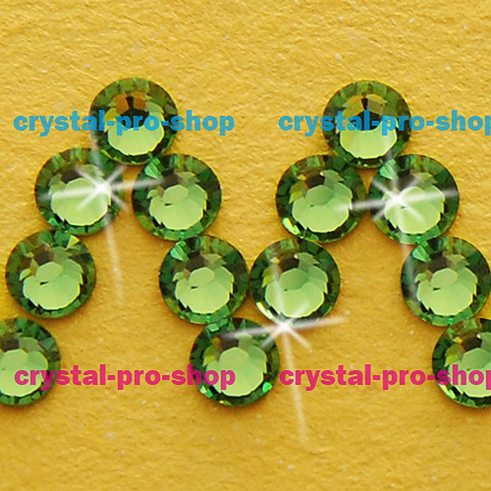 Ss7 оригинальные элементы Swarovski Перидот (214) 288 штук (без горячей фиксации горный