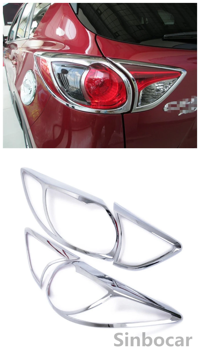 Хромированный задний фонарь для Mazda CX-5 2012 2013 2014 2015 Бесплатная доставка |