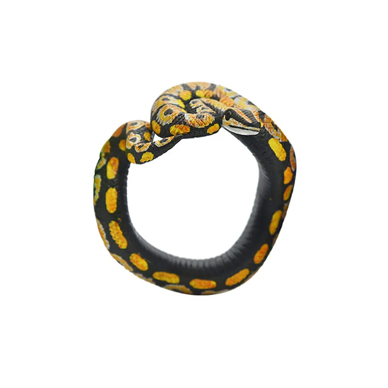 

Simulation Snake Resin Bracelet Toys Animal Python Funny Birthday Party Toy Handmade Painted PVC Material baby Funny Toy 40