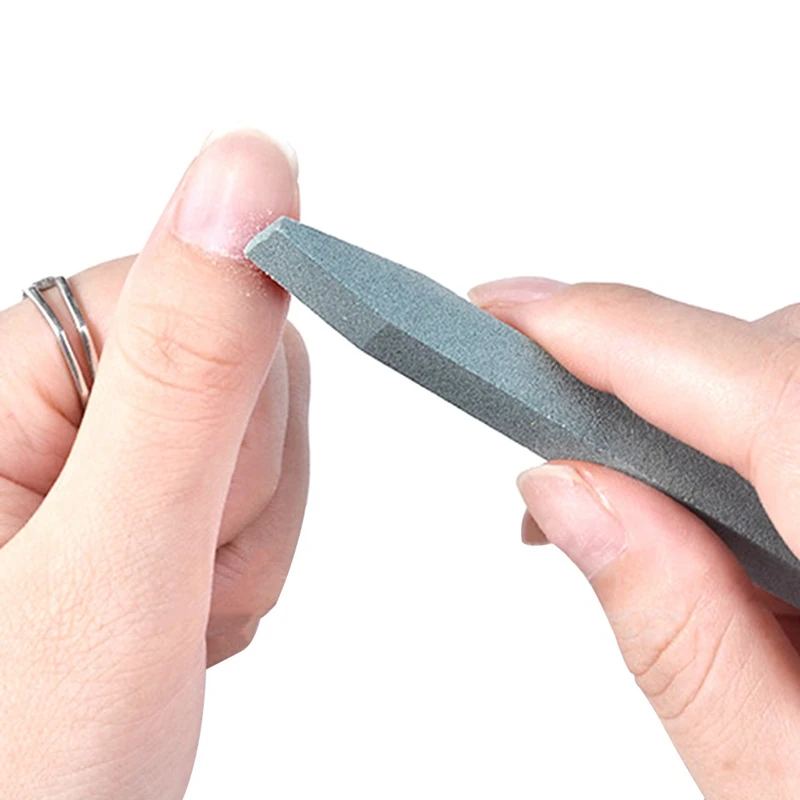 1pc Quartz Stone Nail Cuticle Remover Dead Skin Pusher Trimmer Pen Scrub Manicure Nail Care Tool