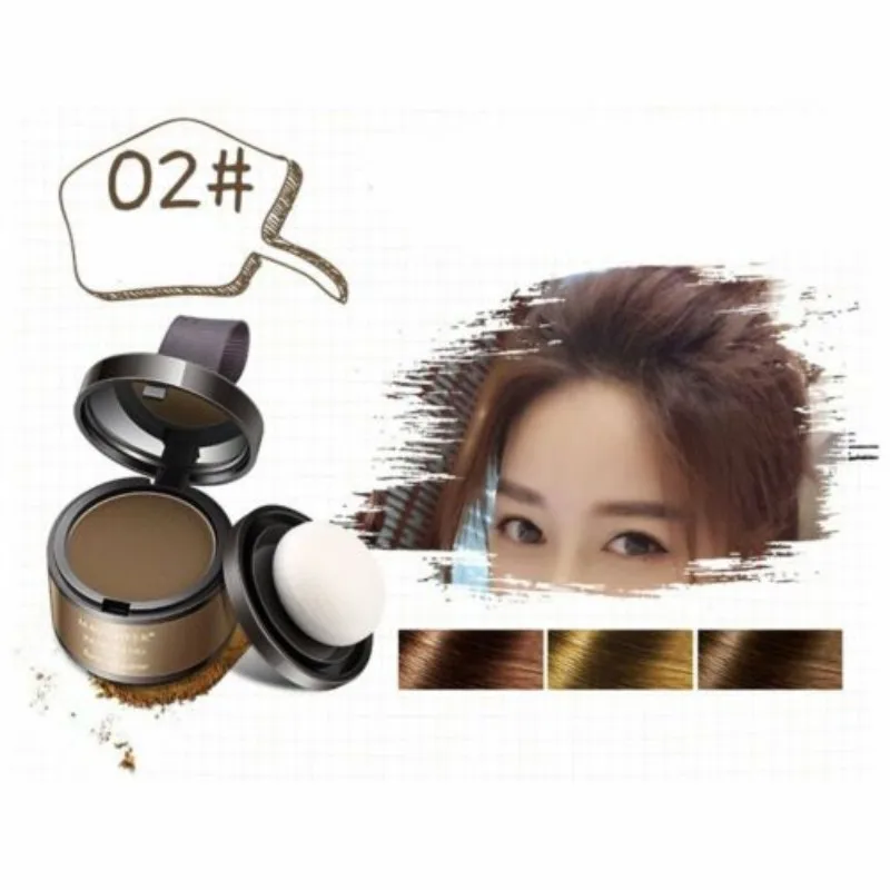 4 Colors Hair Shadow Powder Hairline Repair Hair Shadow Trimming Powder Makeup Hair Natural Cover