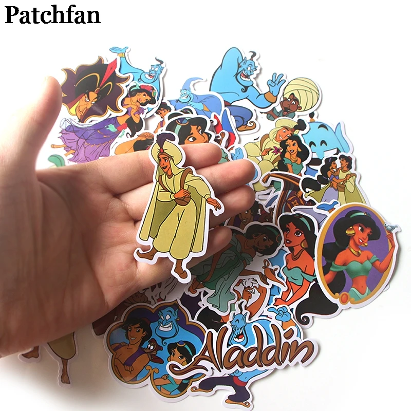 Patchfan 39 шт. Аладдин и волшебная лампа наклейки s пакет для ноутбука украшения дома наклейки DIY Скрапбукинг наклейки в альбом A2133