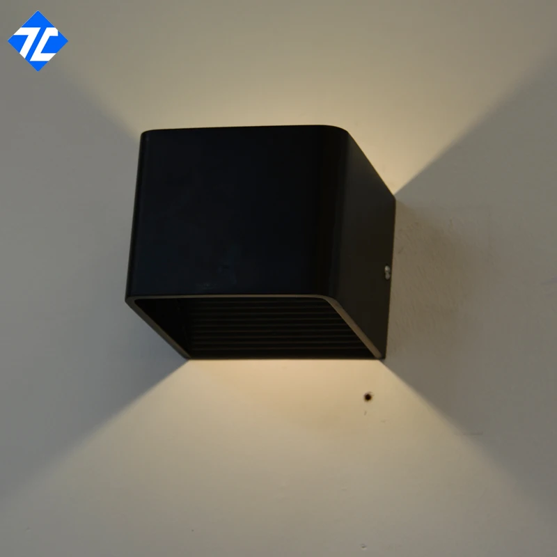 5 Вт 10 квадратный светодиодный куб Современные светодиодные настенные лампы