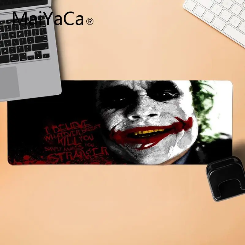 LockEdge 30x80cm MaiYaCa игровой коврик для мыши подарок для мальчика коврик для мыши Джокер Темный коврик для мыши геймерская игра коврики для ноутбука игровой коврик для мыши - Цвет: LockEdge 30x80cm