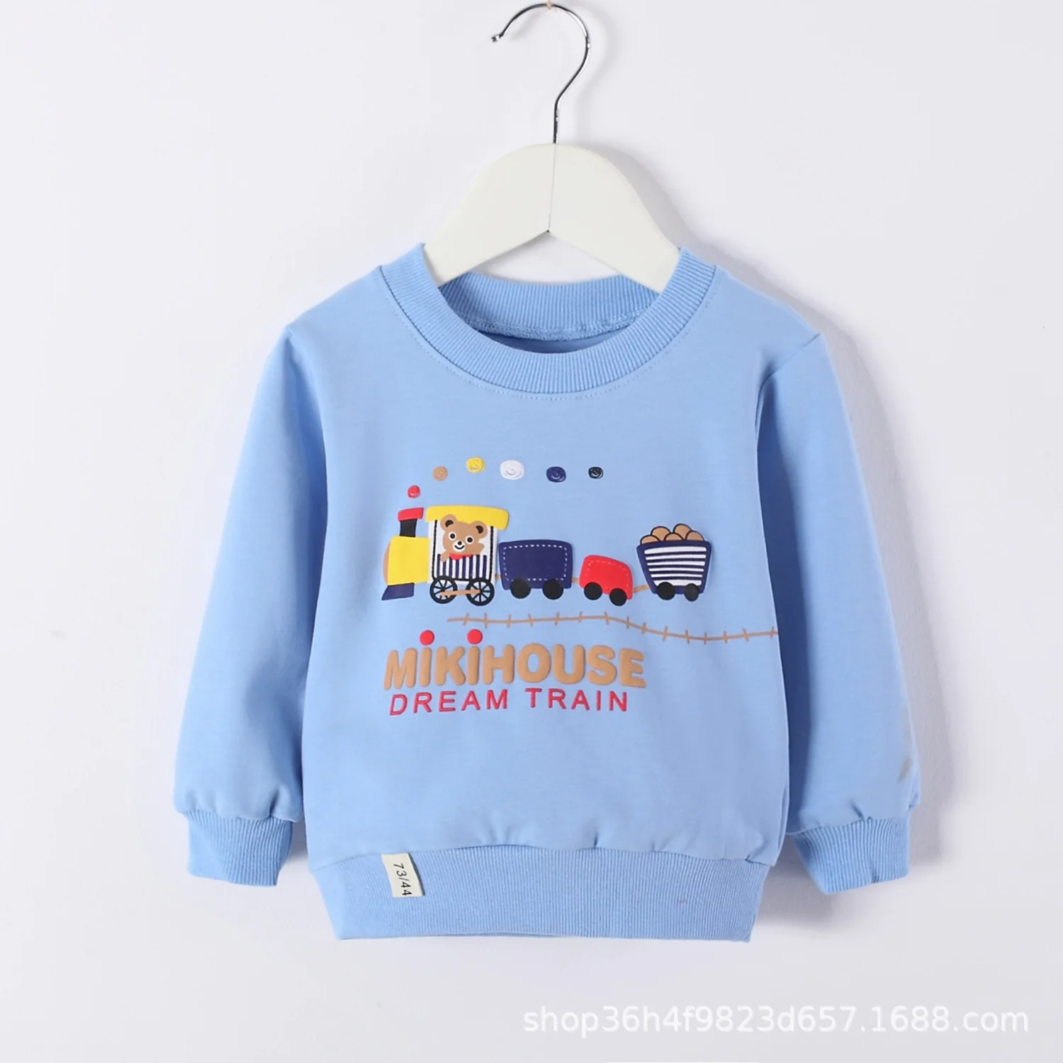 Детская Хлопковая футболка с длинными рукавами весенние толстовки рисунком для