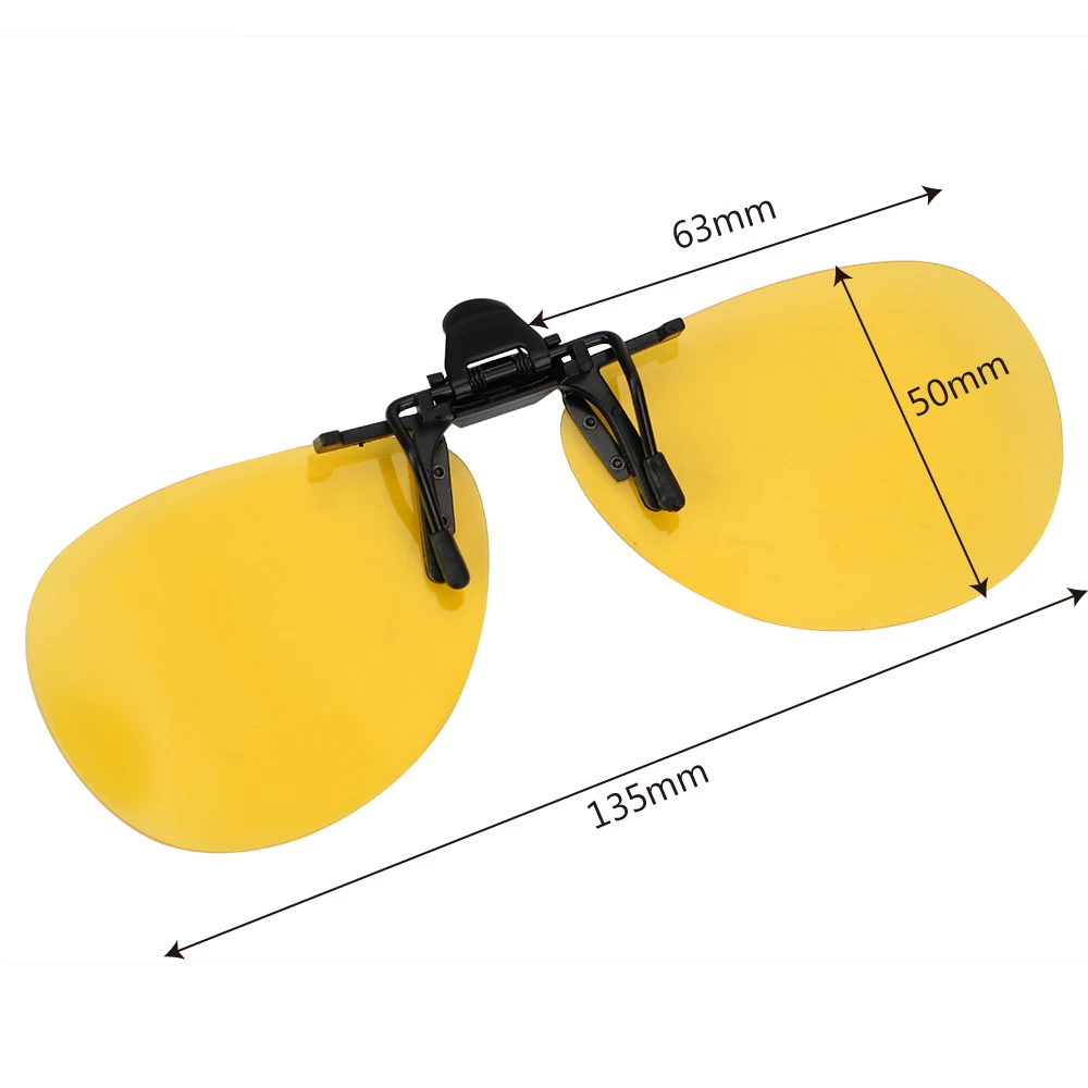 Солнцезащитные очки FORAUTO с клипсой ночного видения для вождения автомобиля