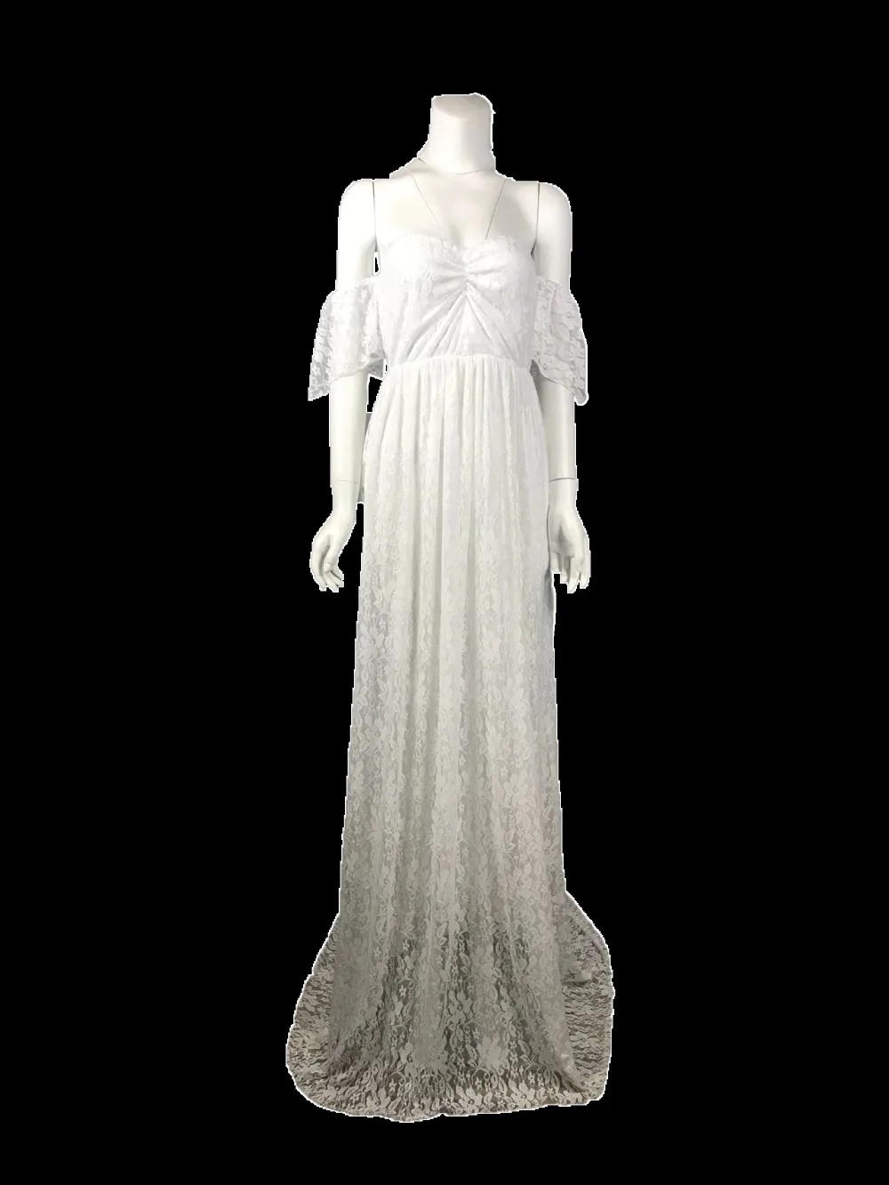 Кружевное платье без Плеч для беременных фотосессии Одежда женское кружевное