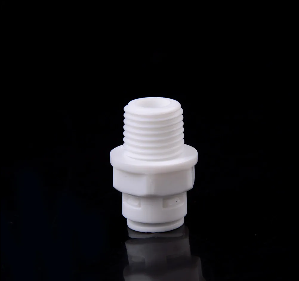 Резьбовая БЫСТРОРАЗЪЕМНАЯ белая 1/4 ''нажимная подходящая трубка 1/4'' RO водяное соединение 5 шт