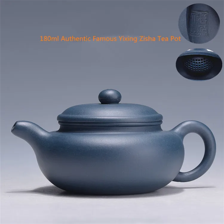 

180ml Authentic Famous Yixing Zisha Tea Pot Chinese Kung Fu Purple Clay Teapot Pu'er Tea Black Tea Gift Free Shipping