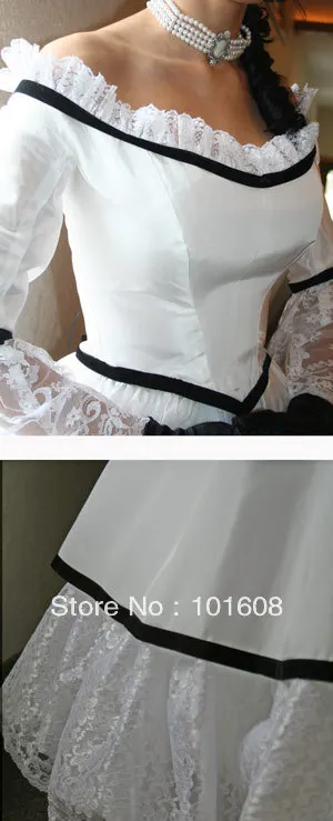 Викторианский готический корсет 1860 S бальное платье в стиле южные войны для