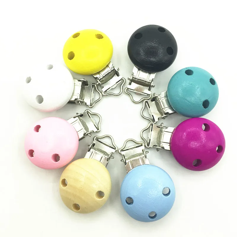 10 шт./лот деревянный Прорезыватель для зубов зажим соски универсальный свободные