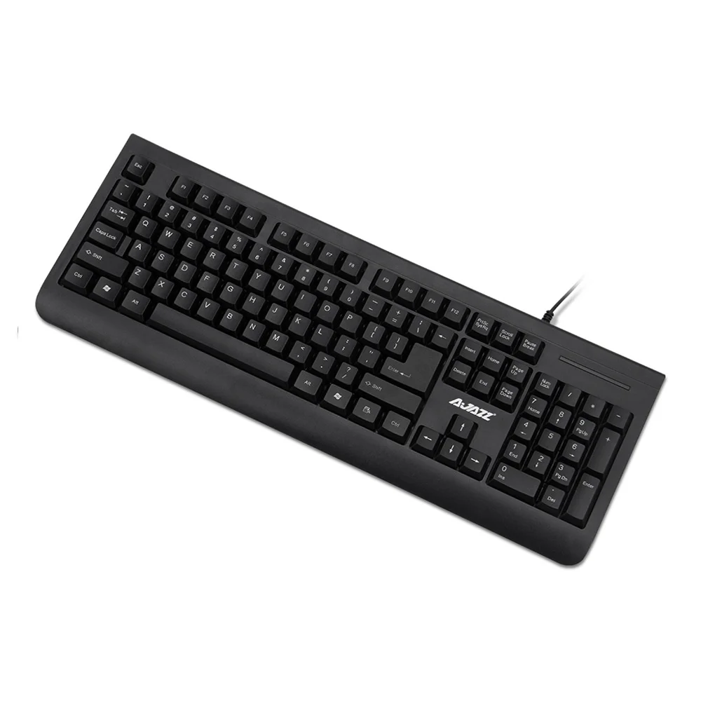 Ajazz X1180 104 клавиш, проводная мембранная клавиатура и мышь, комплект, qwero Лазерная изогнутая крышка, анти-истирание, 1000 dpi, мышь, Офисная поставка