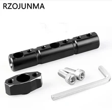 RZOJUNMA  Motorcycle Girp Aluminum Alloy Multi-function Extension Rod/MMirror Mobile Phone Seat Quality CNC Motorcycle parts