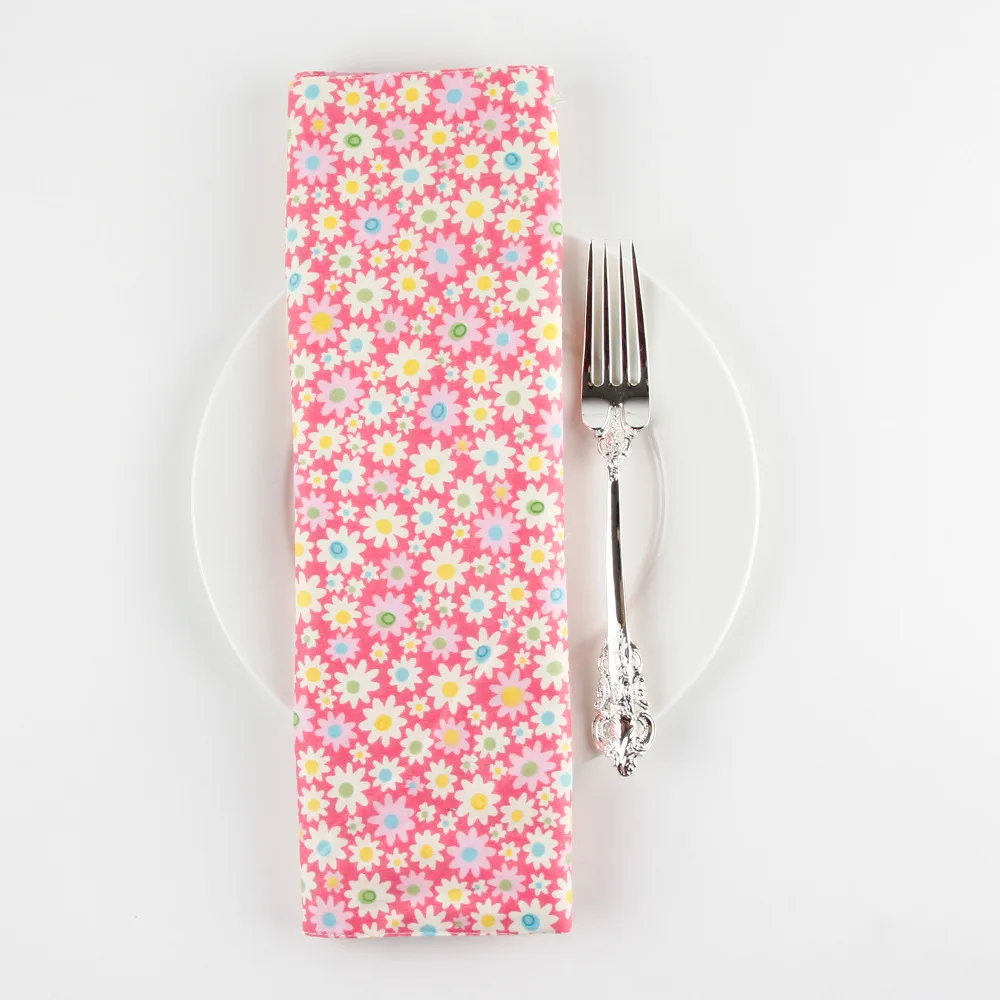 Розовые детские столовые приборы 30x40 см модные хлопковые термоизоляционные