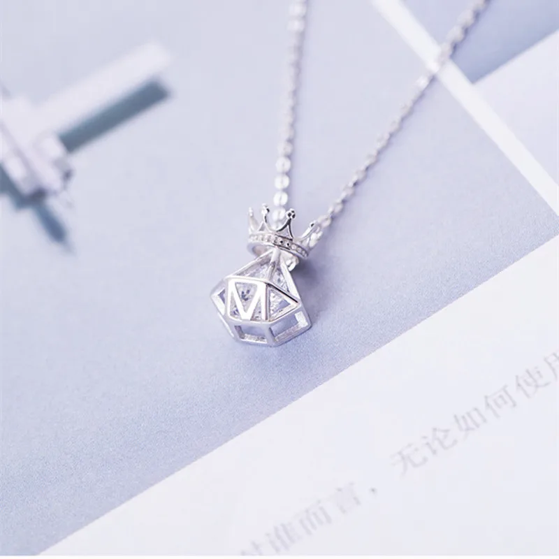 Женские ожерелья с инкрустацией 100% натуральная корона из натурального серебра