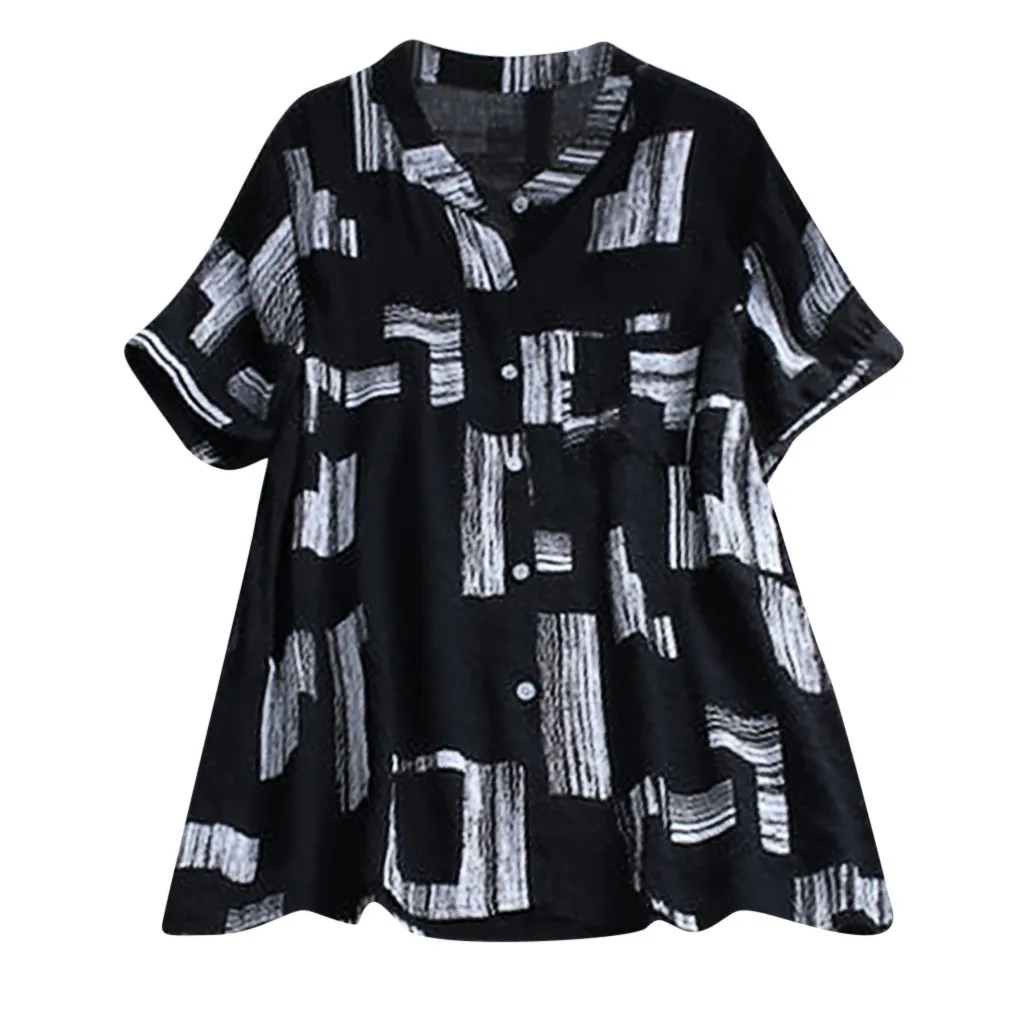 Высокое качество модные женские повседневные Большие размеры свободные льняные