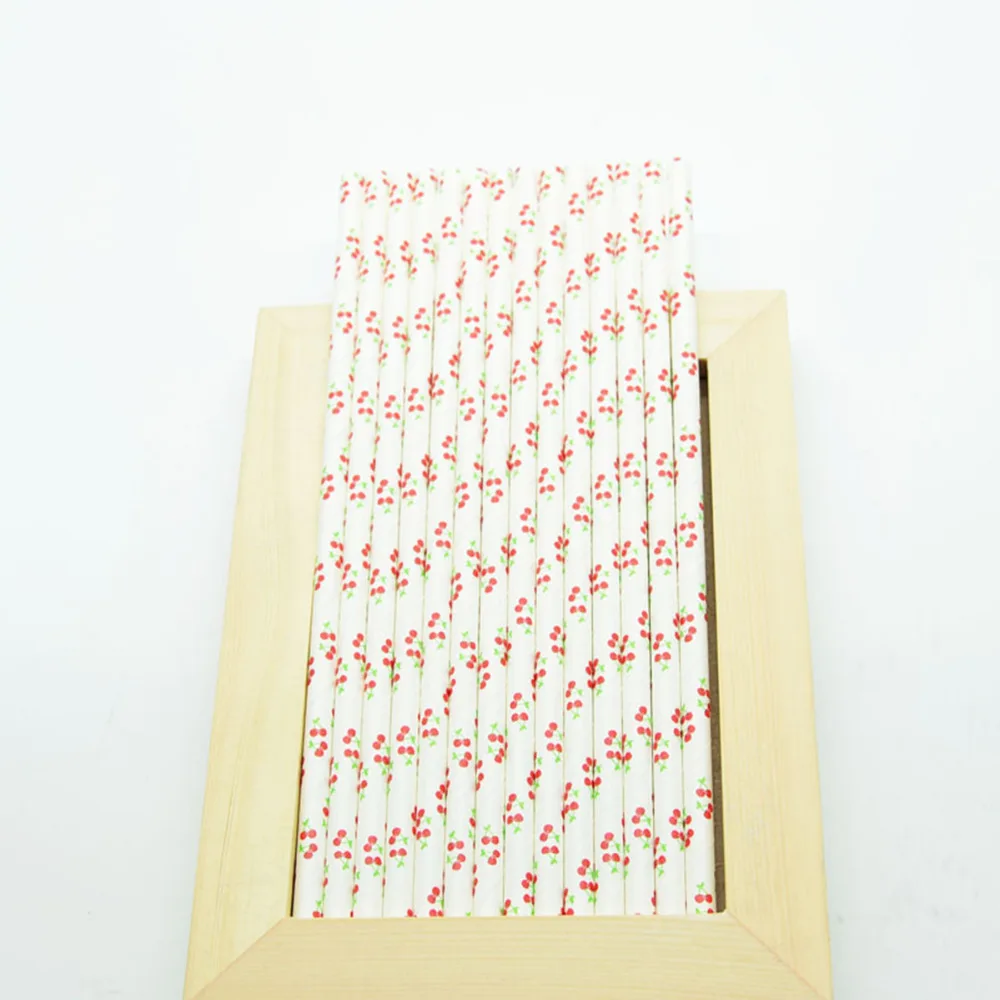 25 шт./лот лидер продаж модные розовые соломинки с клубничкой ананасом арбузом для