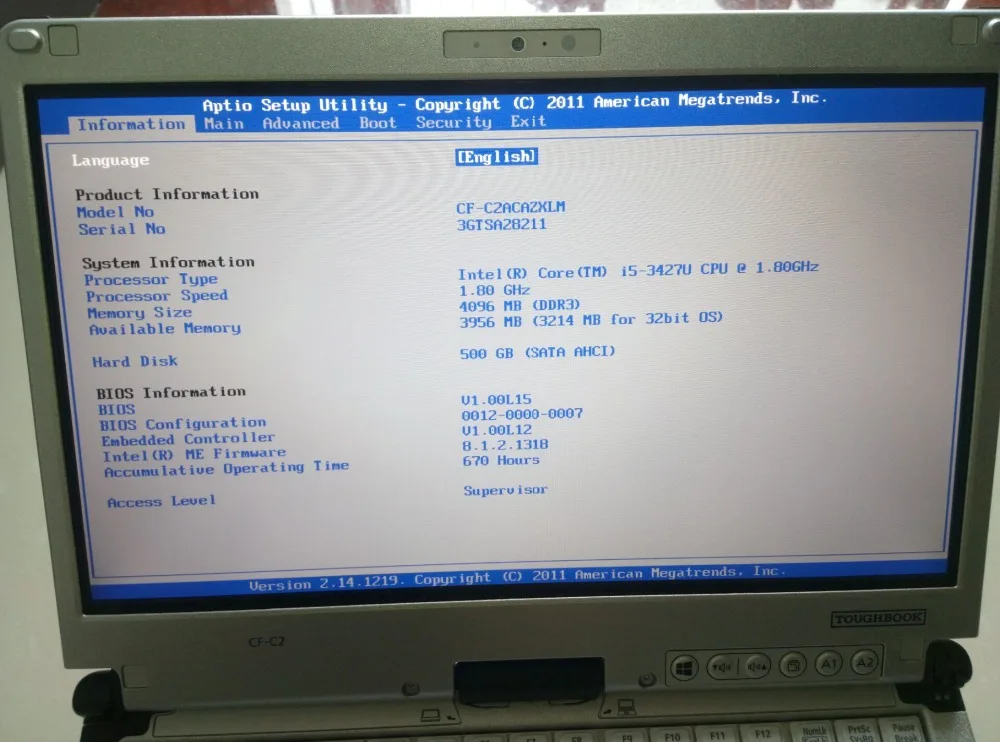 

Promotion! support mb star c3 c4 c5 icom A2 ... Super Performance for Panasonic Used Toughbook CF-C2 (500GB, Intel Core i5 4GB)