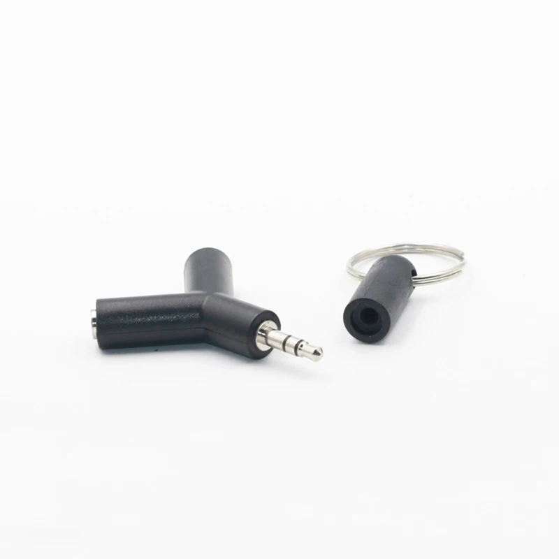 2Pcs 3.5mm Double Plugs Adapter To Headphone Male Dual Female Audio Output Share Distributor Earphone Splitter Plug | Электроника