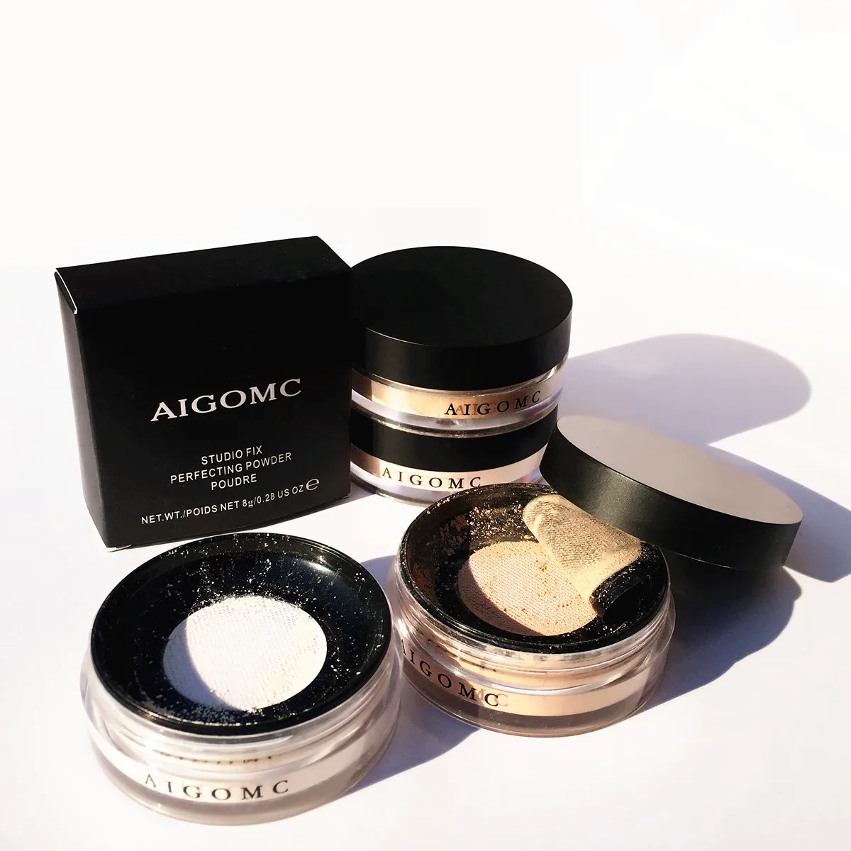 Aigomc Новая Профессиональная Косметика для лица водостойкие минералы с контролем