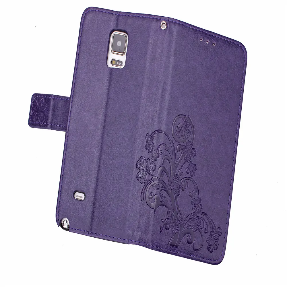 Кожаный чехол книжка с тиснением для Samsung Note 4 N9100|case for samsung|leather casewallet case |
