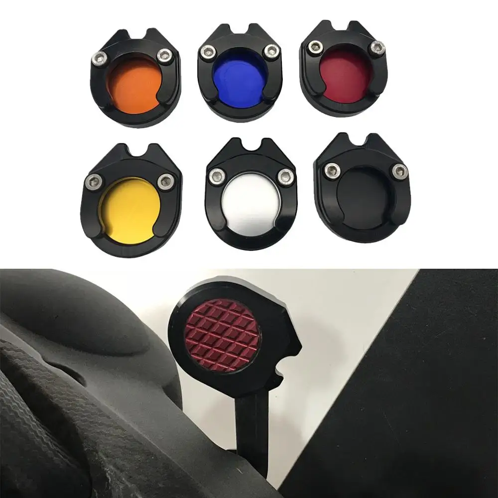 

For Yamaha XMAX250 XMAX300 XMAX125 2017-2019 18 CNC Motorcycle Cover Under Center Side Stand Pad Mats Passenger Pedal Pads Plate