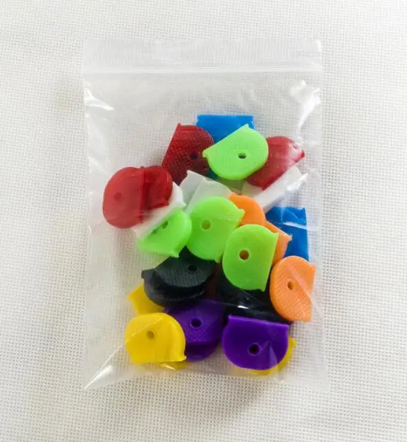New Fashion Mixed color 8pcs/16pcs Hollow Multi Color Rubber Soft Key Locks Keys Cap Covers Topper Keyring | Украшения и