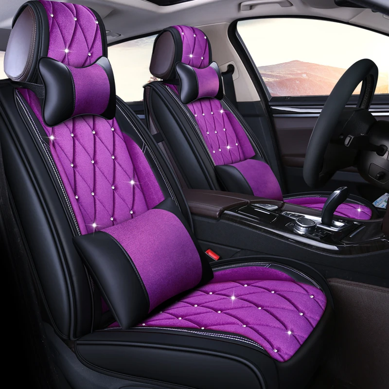 Studded Rhinestone plush car seat cover for LEXUS CT ES IS GS GX LX RX NX LS GX460 GX470 GX400 RX580 GS300 RX450h HS250H | Автомобили и