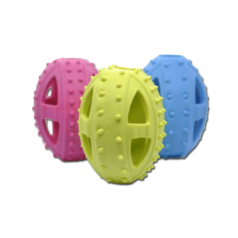 Обучающие игрушки для собак и щенков контейнер еды регби-форма Забавный пазл