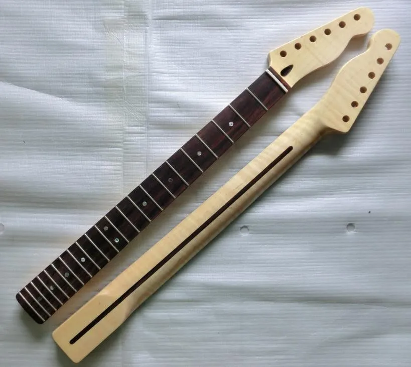 Дисадо 22 лада гриф из кленового розового дерева с пламенем тигра электрогитара