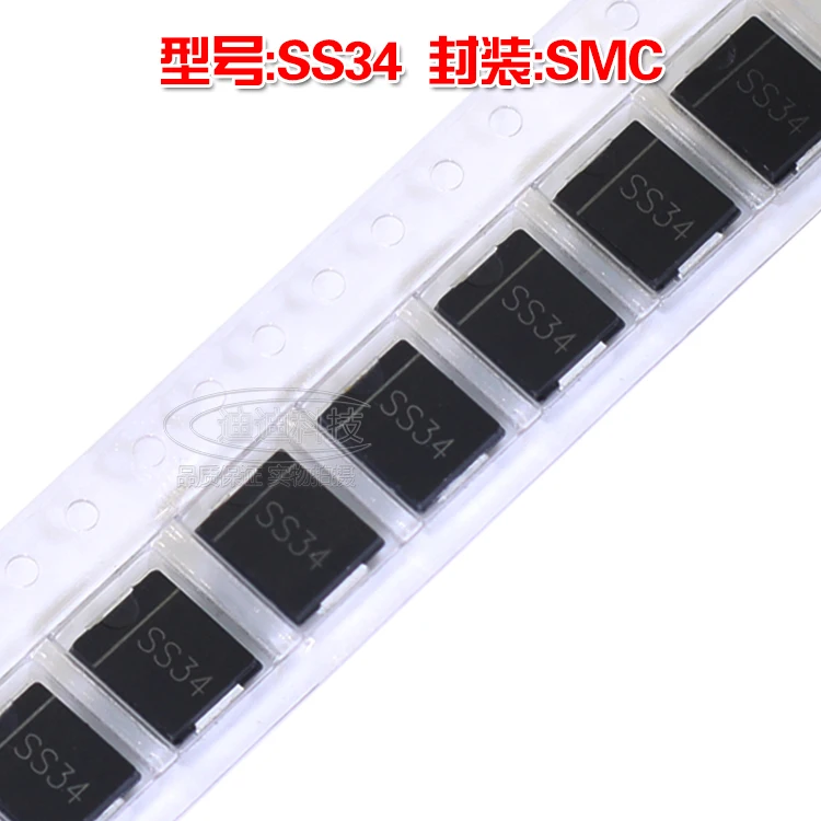 Новый SS34 SMC SMD Schottky Diode 1N5822 Type C 3A 40V DO 214AB|diode 1n5822|diode 3adiode ss34 |