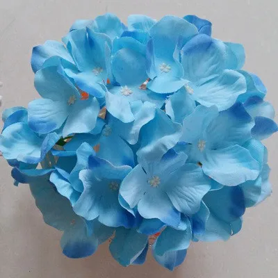 18cm D 5 шт./лот искусственные цветы Гортензия Цветок голова DIY свадебный фон реквизит стрельба Моделирование декоративные поддельные цветок головной убор - Цвет: 18cm D