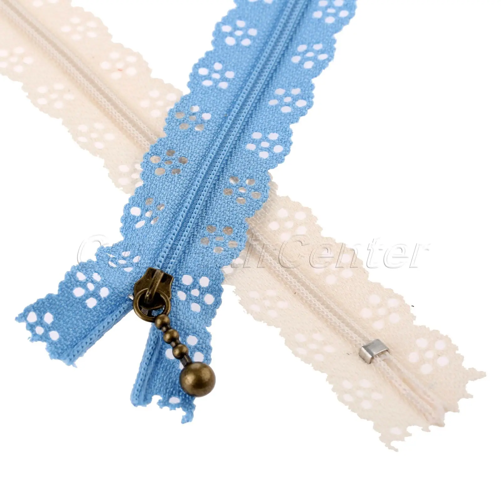 Original Hicello 10Pcs/bag Zipper DIY Nylon Coil Lace Zippers + Puller for Tailor Sewer Craft Bag Women's Fashion 20cm | Дом и сад