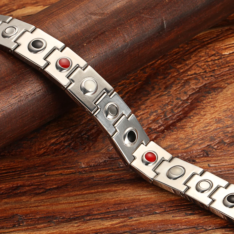 Магнитный браслет из нержавеющей стали для мужчин и женщин|germanium bracelet|men magnetic