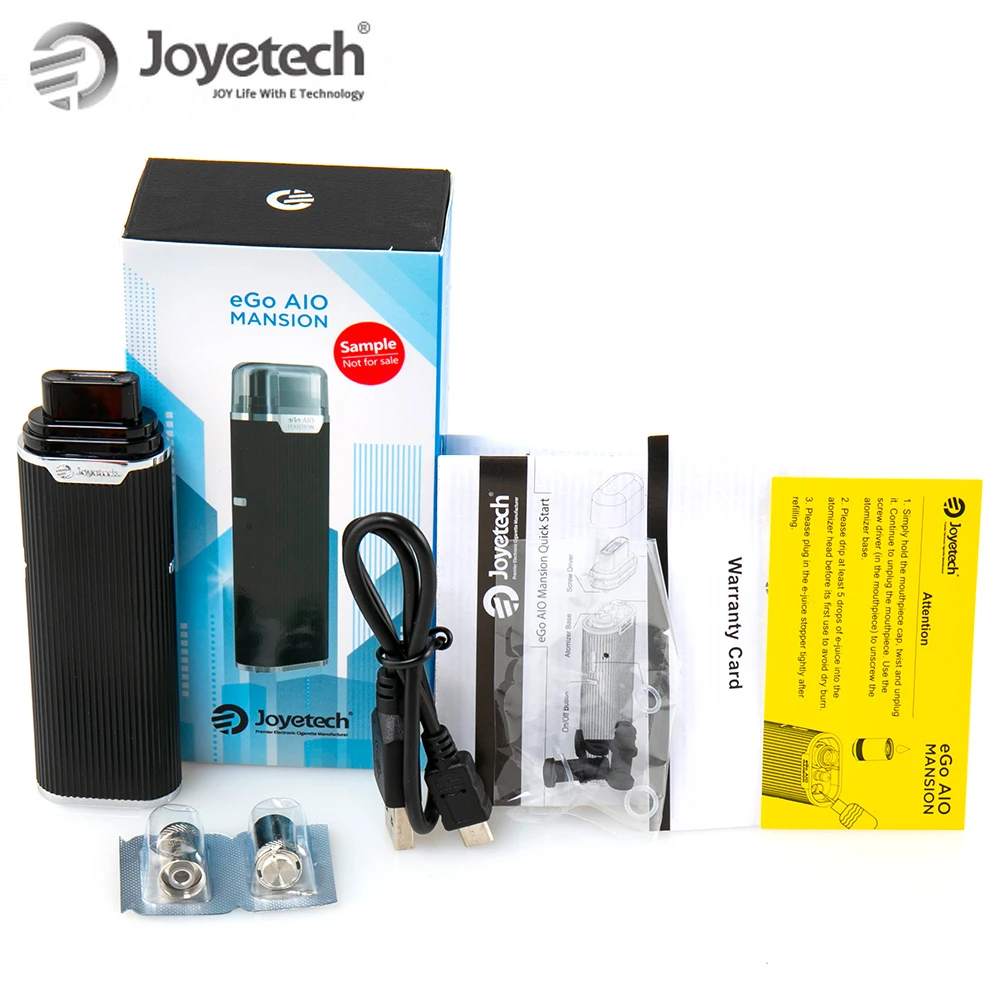 Оригинальный комплект электронной сигареты Joyetech eGo AIO Mansion Pod картридж 2 мл